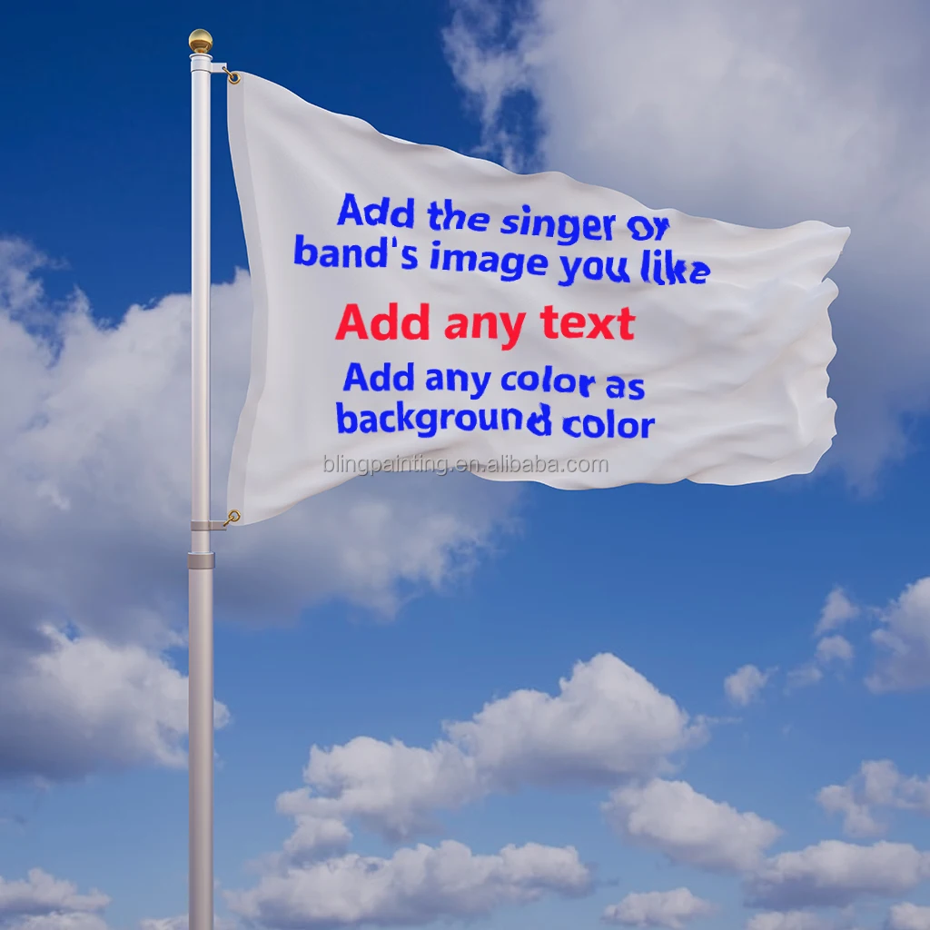 Personalized Text American Flag, Custom USA Make America Great Again 2024 Double Single-sided Flags Banners
