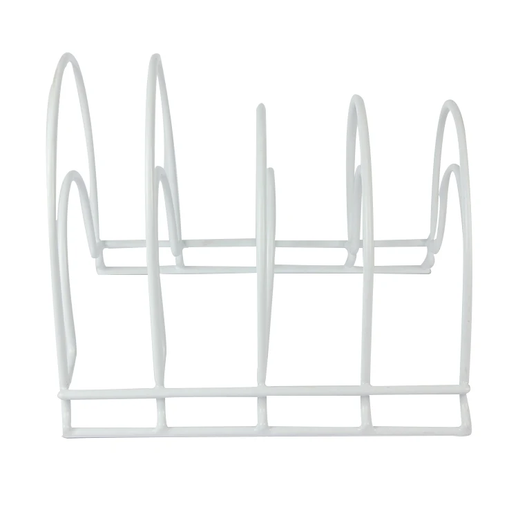 
Стойка-органайзер для кастрюль и сковородок с полиэтиленовым покрытием, металлическая стойка-органайзер для сковородок 