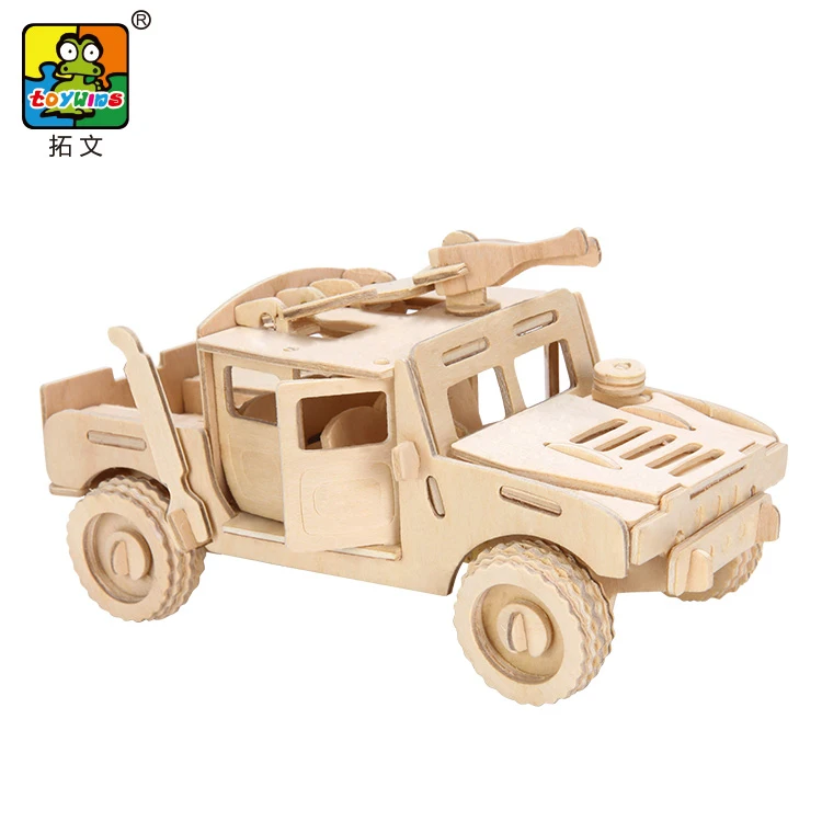 wholesale wooden toys  car model wood brain game 3d cube puzzle toys and educational games Teaching aids DIY Arts Project