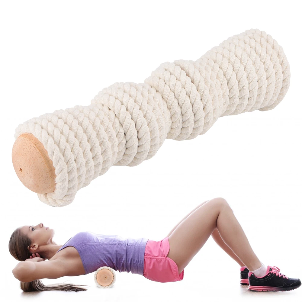 Cork Roller New Physical Therapy Muscle Roller Stick Back Leg Calf Massage Sticks Muscle Roller Massage Stick Wood