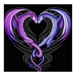 Home Art Mural Decoration Full Circle Diamond Dragon 5D DIY Diamond Embroidery