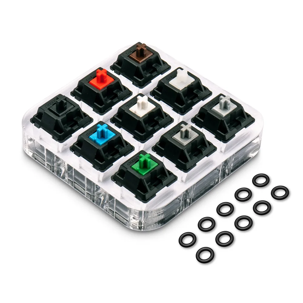 9 Cherry MX Keyboard Tester Mechanical Keyboard Switches 9 Cherry MX Switch Tester