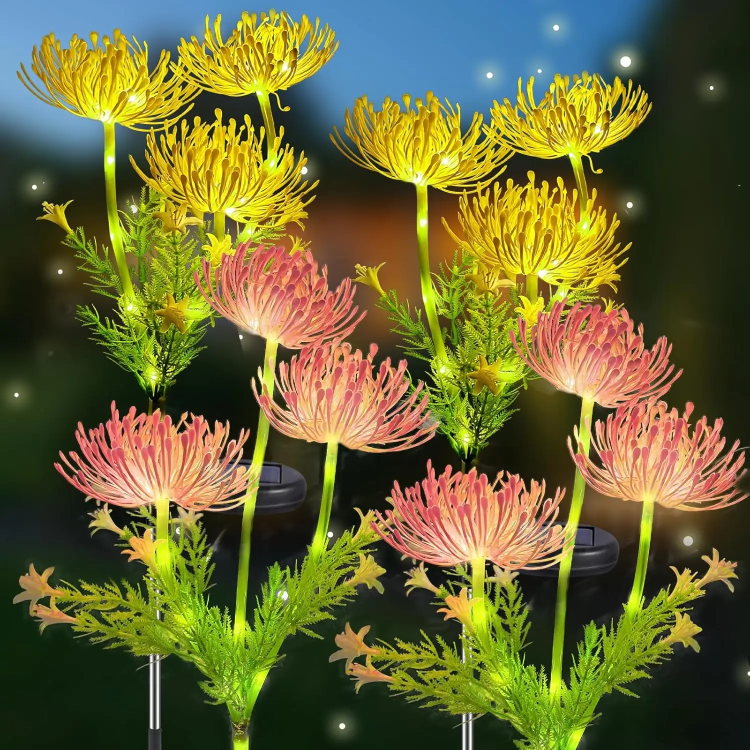 Raybwin Высокое качество оптовая продажа водонепроницаемый IP65 искусственный шелк Приморский цветок для сада газон Ландшафтный Декор