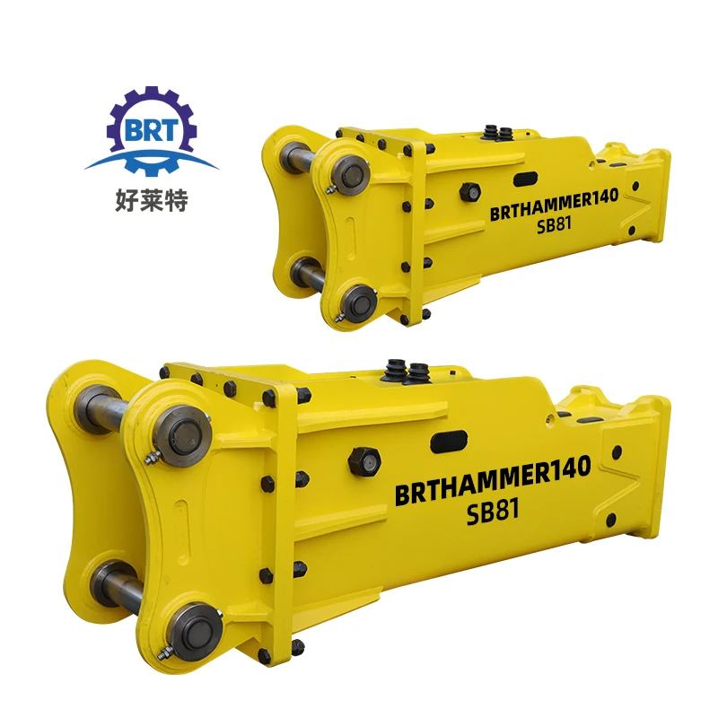 mini breaker machine soosan sb40 sb43 sb50 sb81 box type hydraulic hammer breaker for excavator