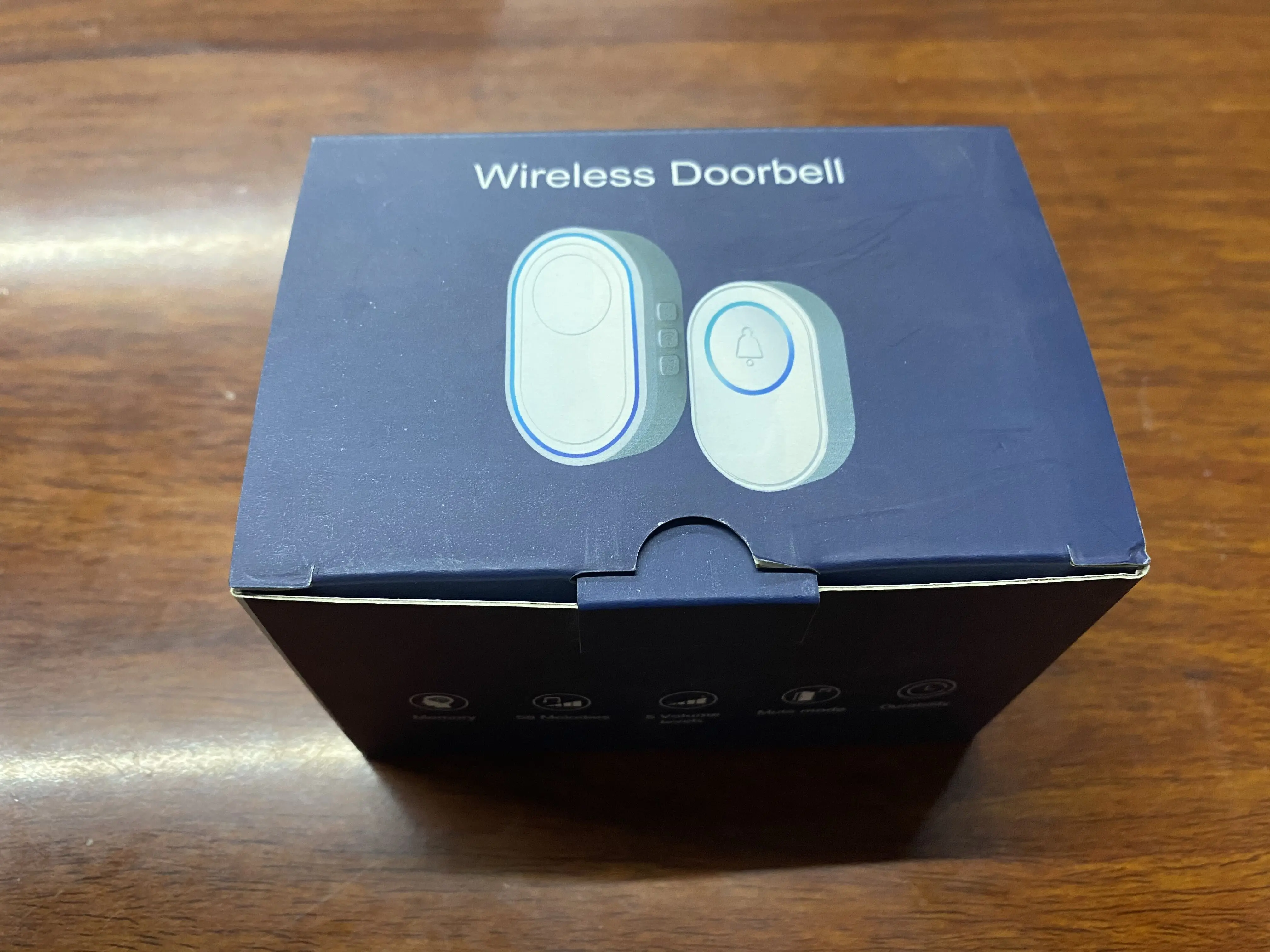  58 sound compatible 433MHz wireless detectors Intelligent Wireless Doorbell Strobe Alarm System