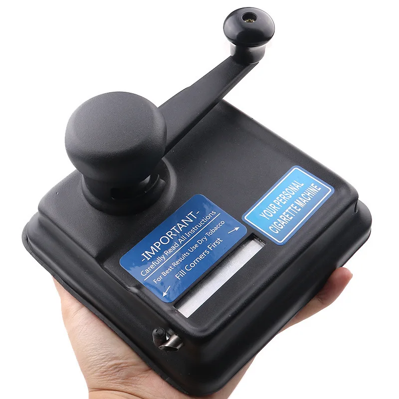 Spot black hand pull smoke square metal semi-automatic cigarette   rolling machine