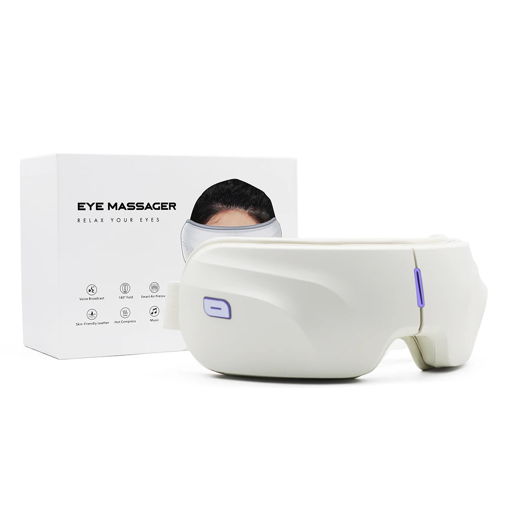 Oem Eyes Massage Air Pressure Heating Soothing Eye Massager For Anti Aging