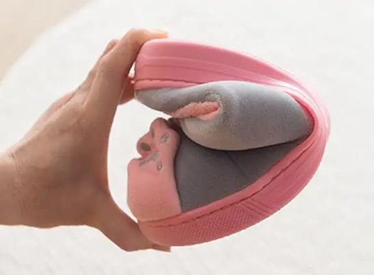 Indoor Cosplay Adult Animal Shoes Sweet Home Cat Stuffed Plush Winter Slipper