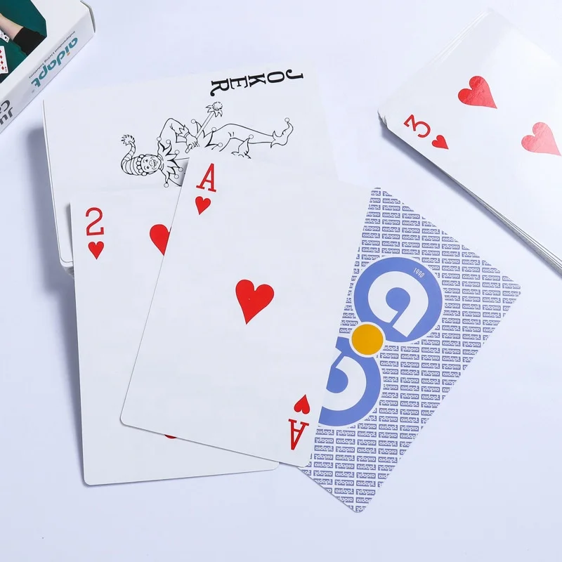 
 Картонная карточка для игры в покер с логотипом на заказ  