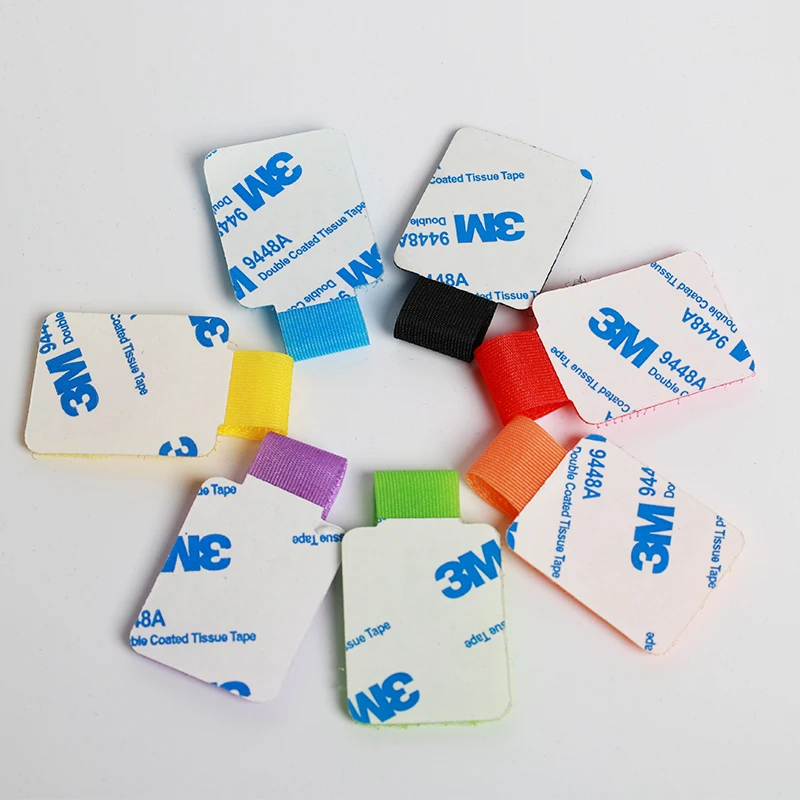 Factory Hot Sale Multi-Colors 3M Reusable Cable Tie Adjustable Hook And Loop Strap Writable Marking Office Cable Management