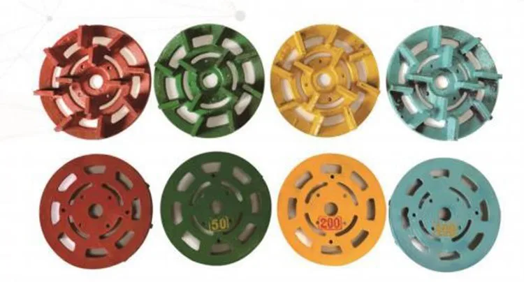 8 inch Diamond Grinding Disk Metal Disc polishing plate for Granite automatic polishing machine disc