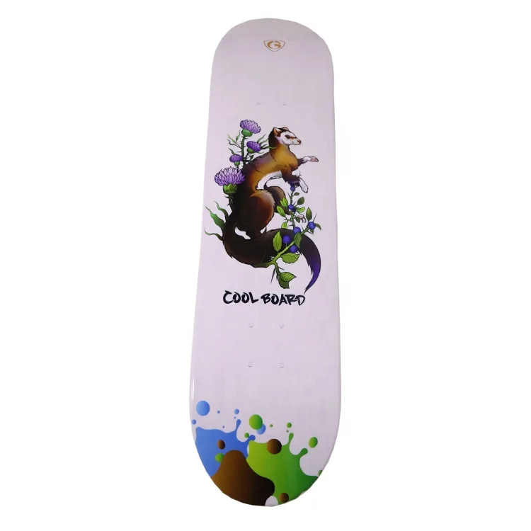 7 layers Canadian Maple Skateboard Deck With Customized Graphic