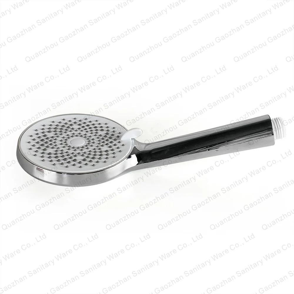 Avatar Newly Design 2023 Silicon Nozzle Self-Clean Handheld Shower Head 5-jet Chrome Body White Face