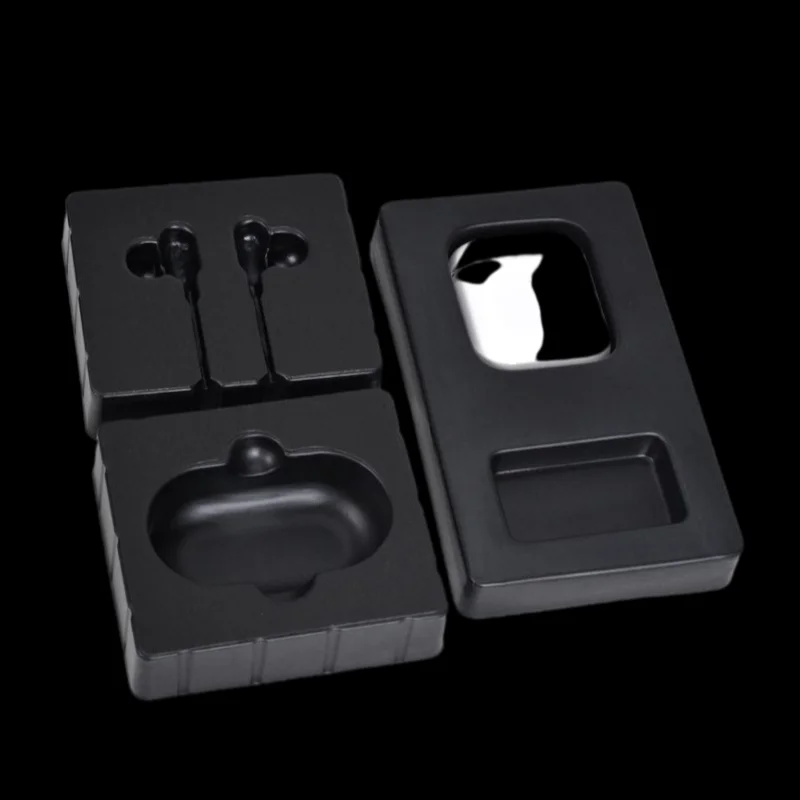 Custom High Quality PS Earbuds Container Earbuds Plastic Packaging Blister Inner Holder Tray
