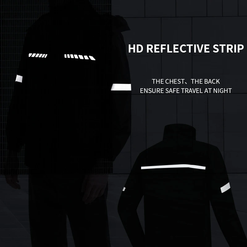 Custom Motorcycle Pant Jacket Sets Outdoor Waterproof Rain Coat Rainsuit Raincoat