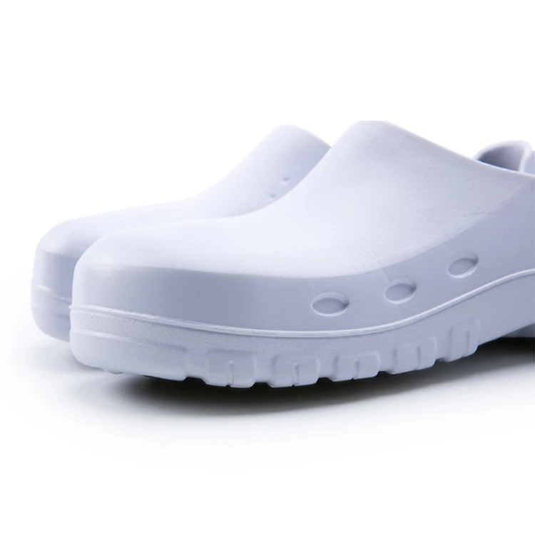 Men Women Lightweight Non Slip Waterproof Oil Resistant Medical Hotel Restaurant Kitchen Safety Eva Foam Clogs Chef Work Shoes