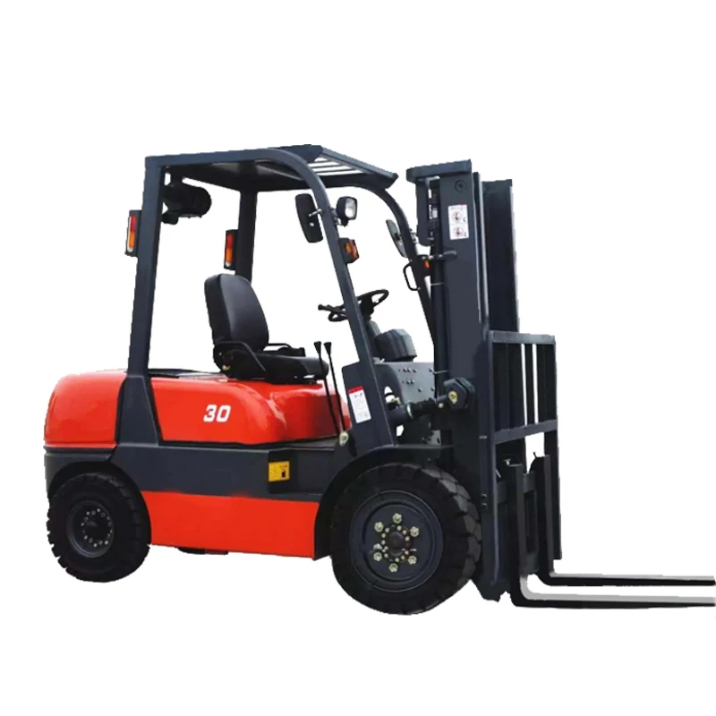 CHINA Shanding JDY30 4 ton Professional sell 4 wheels diesel forklift with fork extensions and spare parts