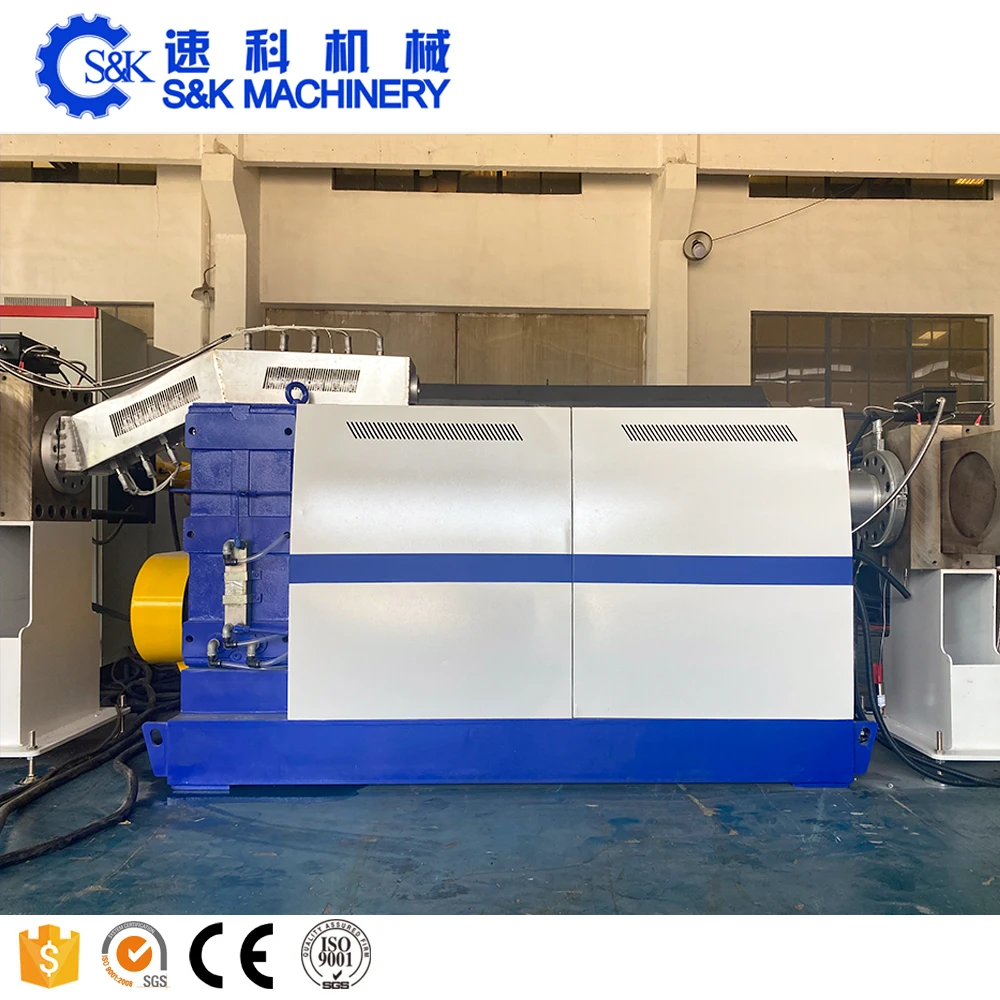 Plastic PVC/SPVC/WPC Die Face Hot Cutting Granulation Pelletizing Granulator Extrusion Production Line