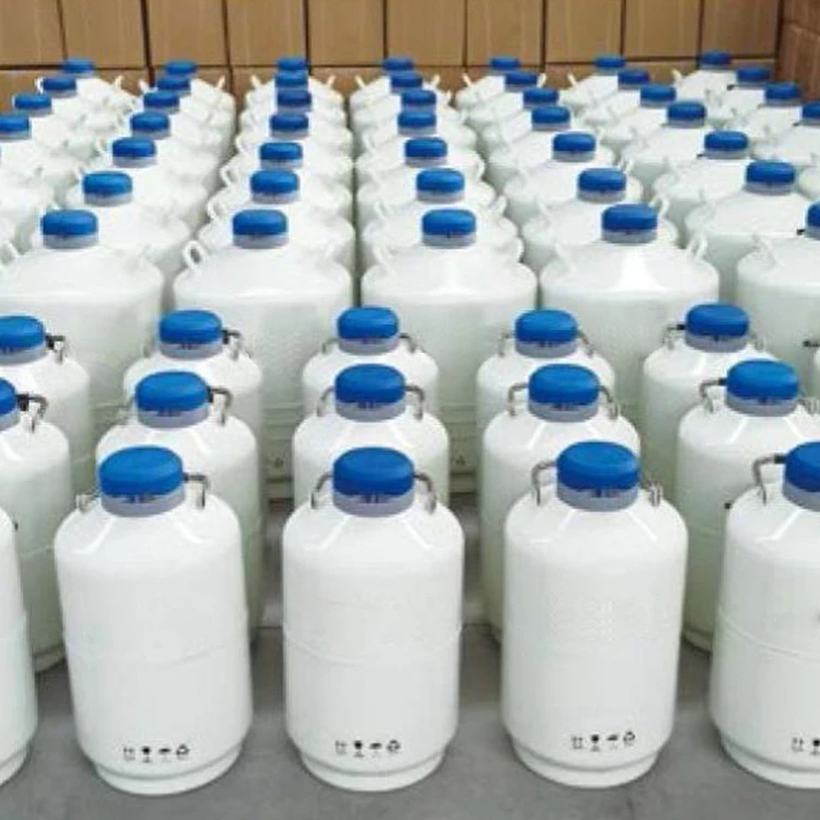 YDZ-50 Liquid nitrogen biological barrel Stainless steel liquid nitrogen tank Liquid nitrogen biological container