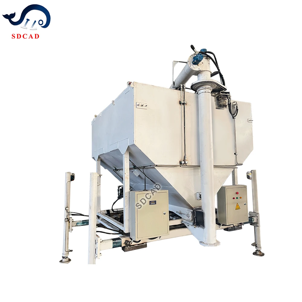 Construction Machinery Industry Customized small Low Profile Portable Cement Silo