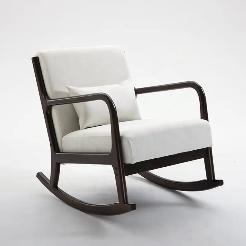 
Rocking chair Solid wood single sofa chair Tatami 