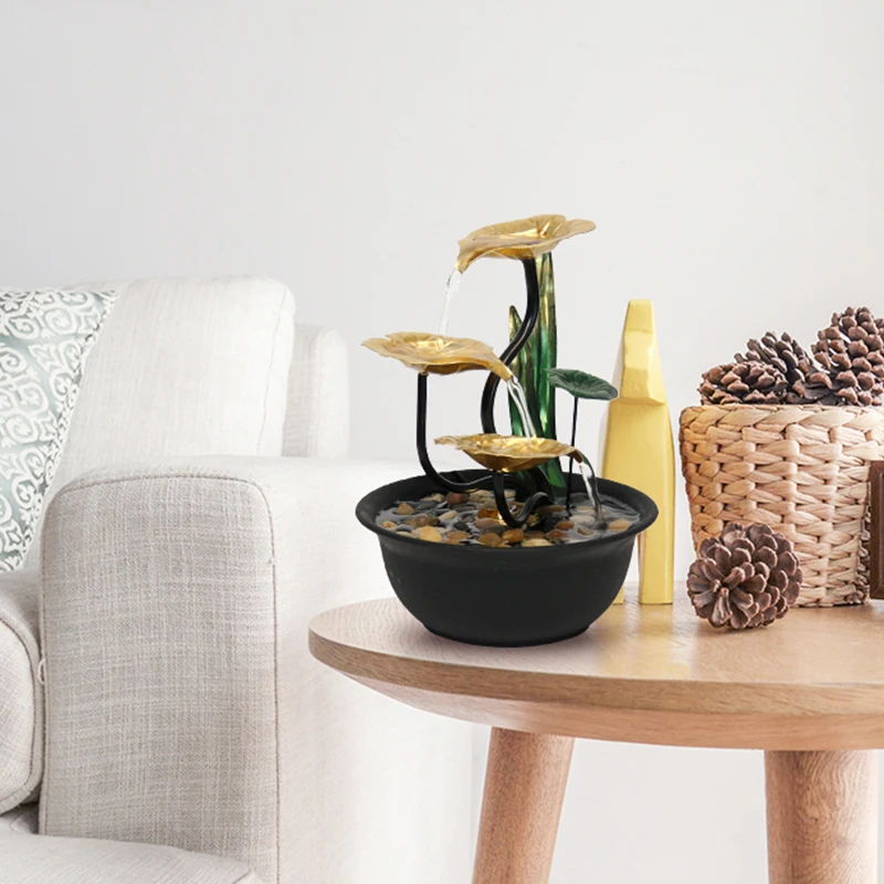 home decor indoor wealth flowing ornaments living room desktop office entrance home ornaments opening gift