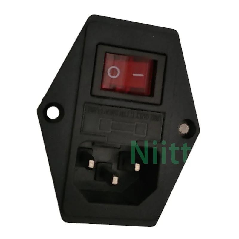 Jamma ON/OFF розетка с гнездовой вилкой для шнура питания Jamma arcade machine IO switch с предохранителем