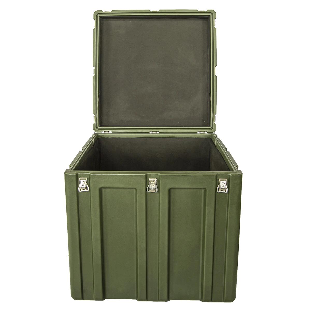 29-Inch IP67 Waterproof Storage Cargo Box 384L Square Stackable Hard Rotomolded Plastic Case Suitable For Extreme Environments