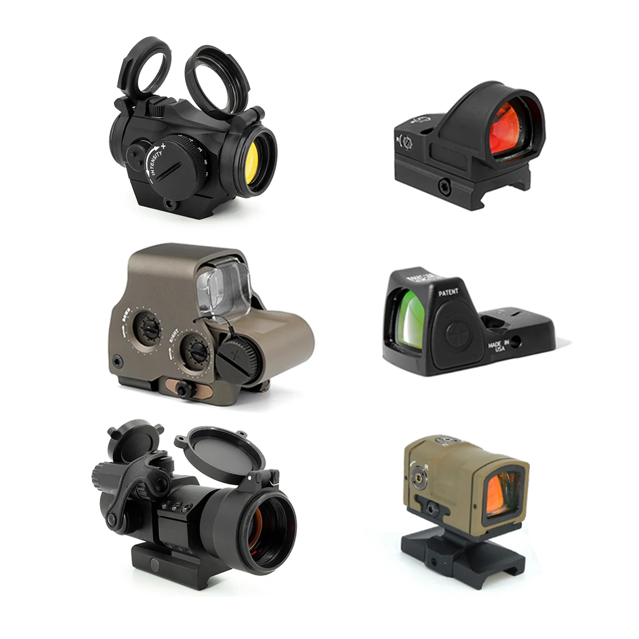 SPECPRECISION Latest Version High Mount Reflex Red Dot Sight Multiple Reticles Optics Scope with NV Function For Hunting Scope