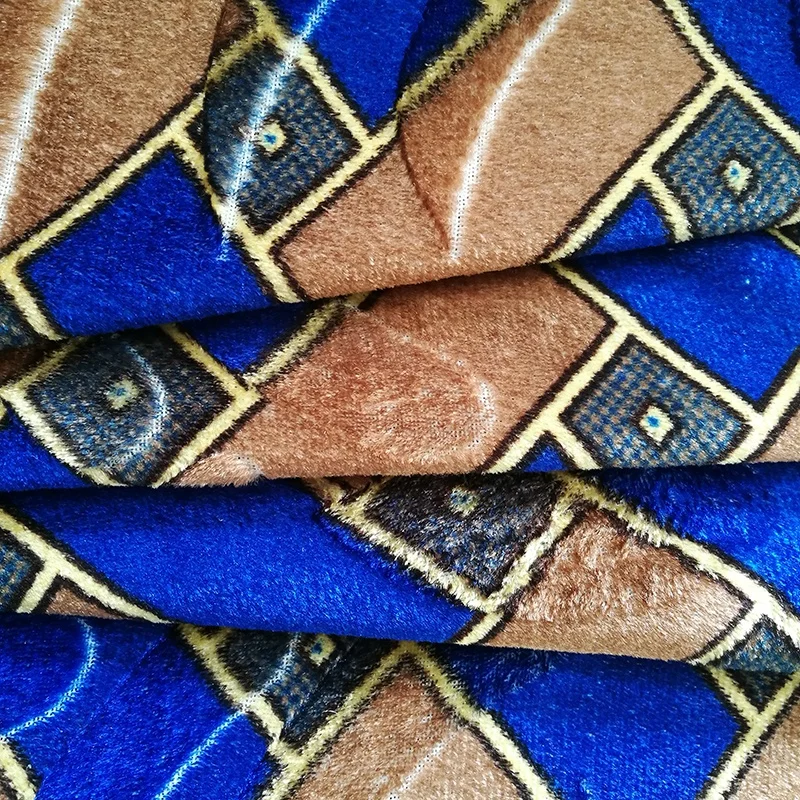 Leda Best price Guinea Bissau style 100% polyester interlock fabric