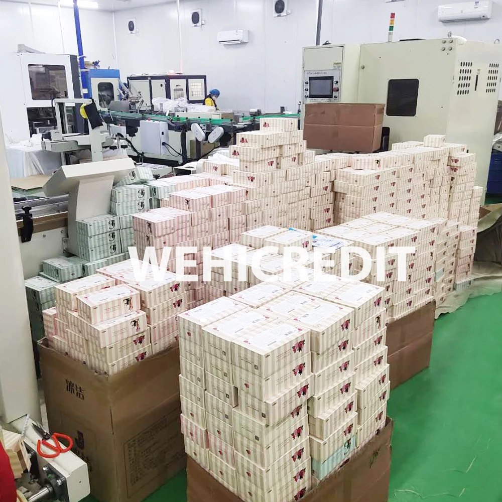 WeHicredit настраиваемый OEM тонкая цветная розовая черная 2-слойная 4-слойная влажная салфетка