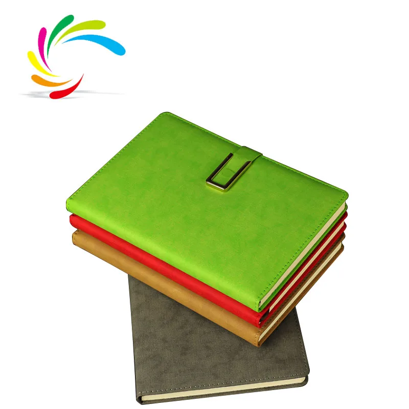 Hardcover Locking Premium PU Leather Cover Journal Notebook Printing Custom Logo Notebook Printing Gift Leather Book A5 CN;GUA