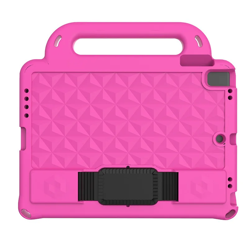 Diamond pattern Shockproof wristband EVA protective tablet pc case for for iPad, M5 10.8 M6 10.8, samsung tab A, fire HD 8
