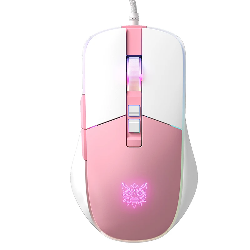 New CW916 wired gaming mechanical mouse 13-color RGB light-emitting game eight-button mechanical mouse
