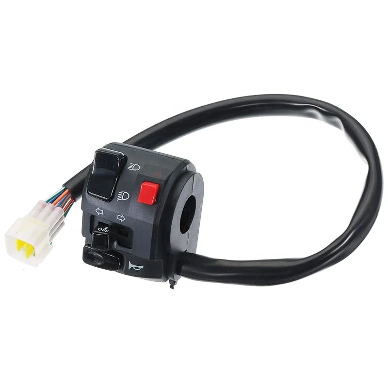 OEM Design 22cm Motorbike ATV Handlebar Left Side Electrical Control Switch Hazard Warning Switch For Benelli BJ300/600