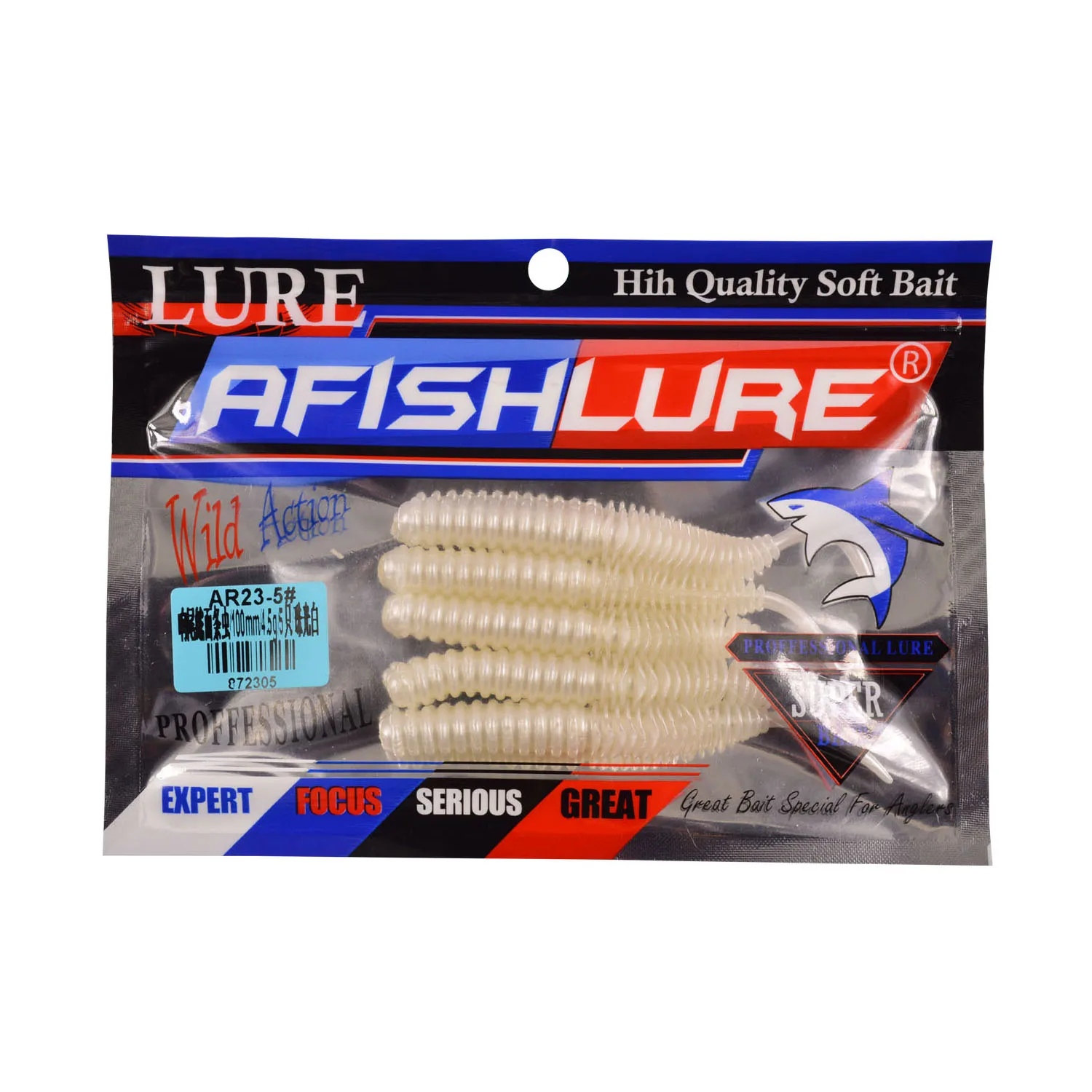 Wholesale 100mm 4.5g 5pcs  straight tail soft Screw Straight Tail Worm soft baits straight tail soft worm lure