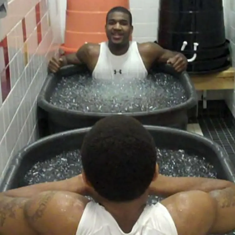 2 person tub freestanding cold therapy training tub an ice bath inflate cold water cold-plunge plastic