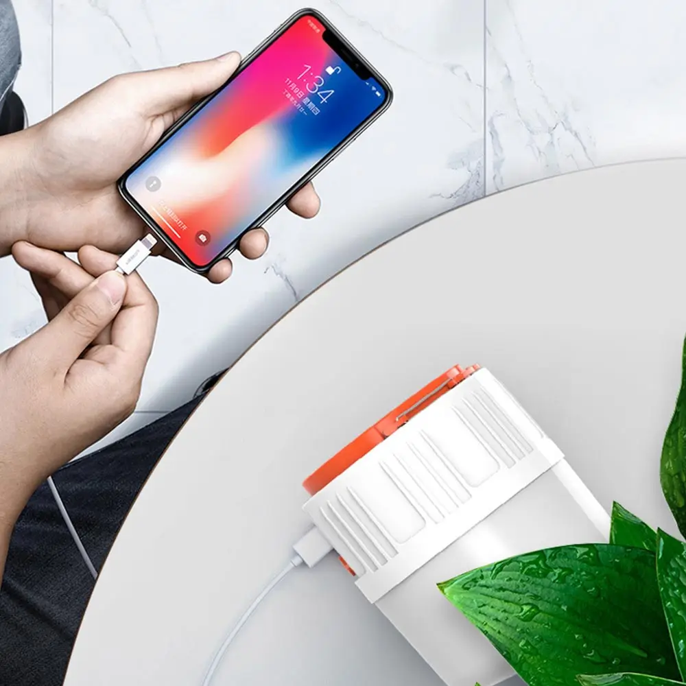 Led Camping Lantern lamp outdoor Portable USB Rechargeable  Multifunctional Solar Camping lights