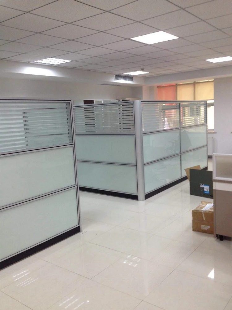 Office Clean Glass Soundproof Dismountable Aluminum Partition