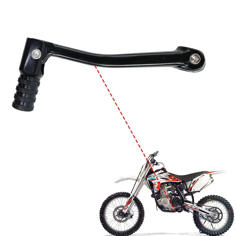 LINGQI Dirt Pit Bike CNC Foot Brake Pedal Lever Gear Levers For Motocross Off Road Racing Bike Kayo T6 Retrofit Part