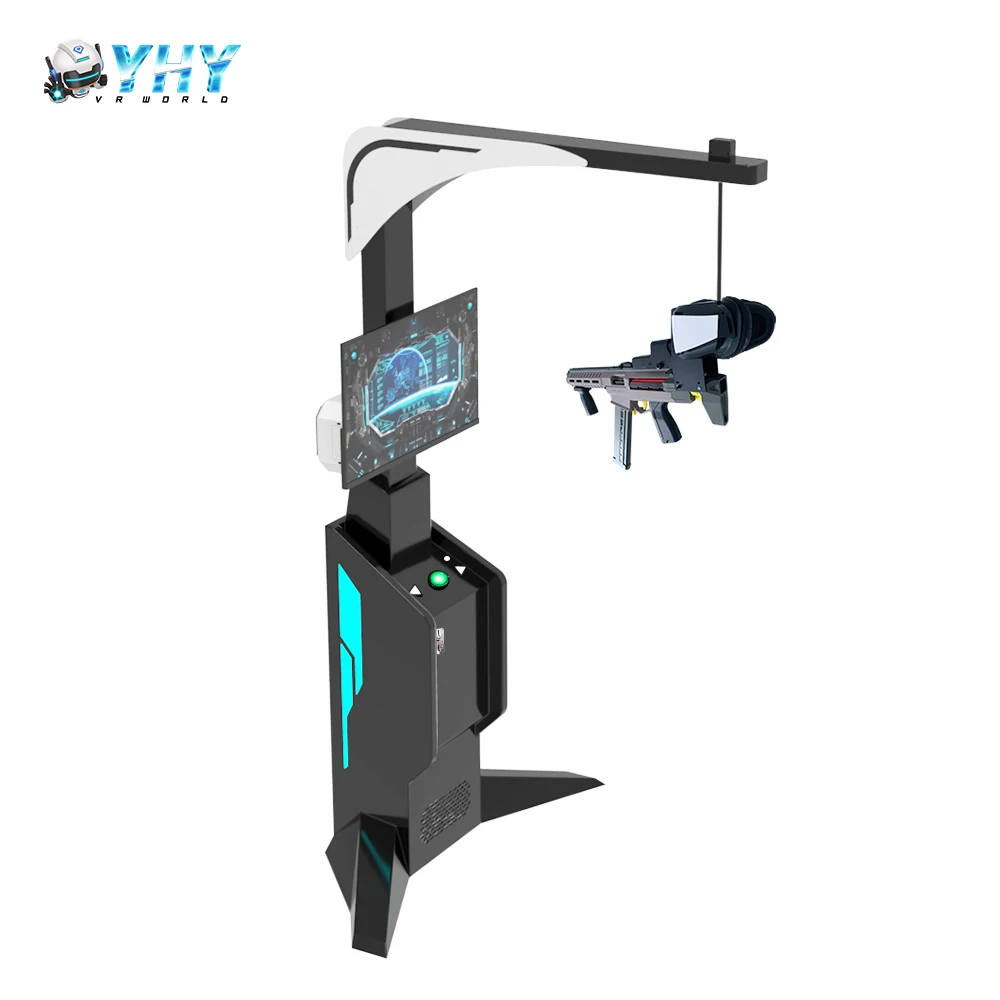 YHYVR 32 inch Screen ar/vr Entertainment Gun Battle Games Standing Walker VR Shooting Games 9D VR Set