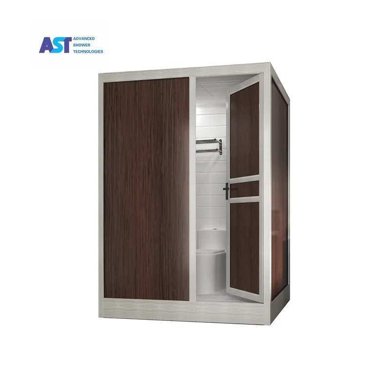 AST St.st.shower Drainer Bath Complete Product 19 Ft Family Camper Trailer Semi Off Road Caravan With Room Shower Cubicle Toilet