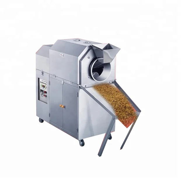 Industrial coffee bean peanut walnut roster roasting machine low price