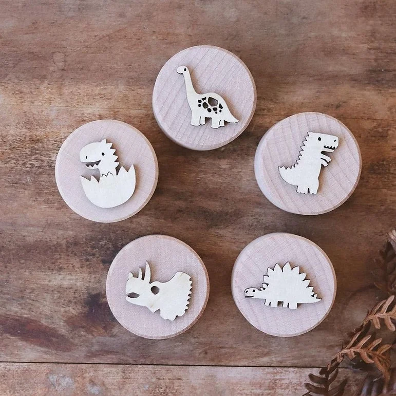 New Arrival Custom Kids Wooden Rubber Stamps Eco-friendly Mini Wooden Stamp