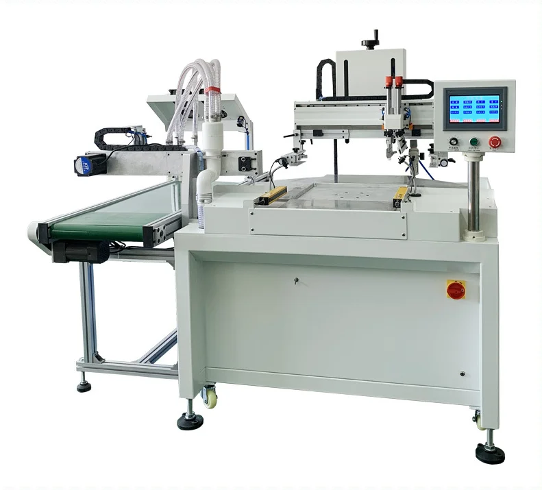 Anhe Precision Automatic Printing Machine Rotary Table Screen Print  Machine Silk / Shoes/ Leather  Uppers Use Turntable