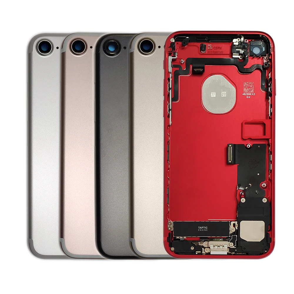 Housing For iPhone 7 Back Cover Battery Cover Door Rear Cover Chassis Frame With Original Small Parts