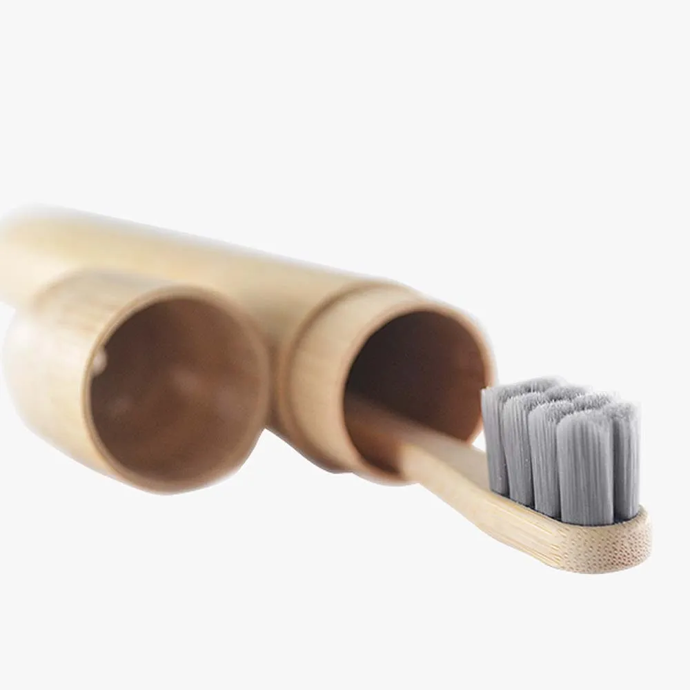 wholesale factory directly supply high quality eco friendly bamboo toothbrush nano bristle toothbrush