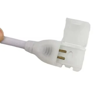 Flexible 6x12/8x16mm Wire with Plastic Buckle 2-Pin Lamp Fast Connect Cable Lighting Accessories