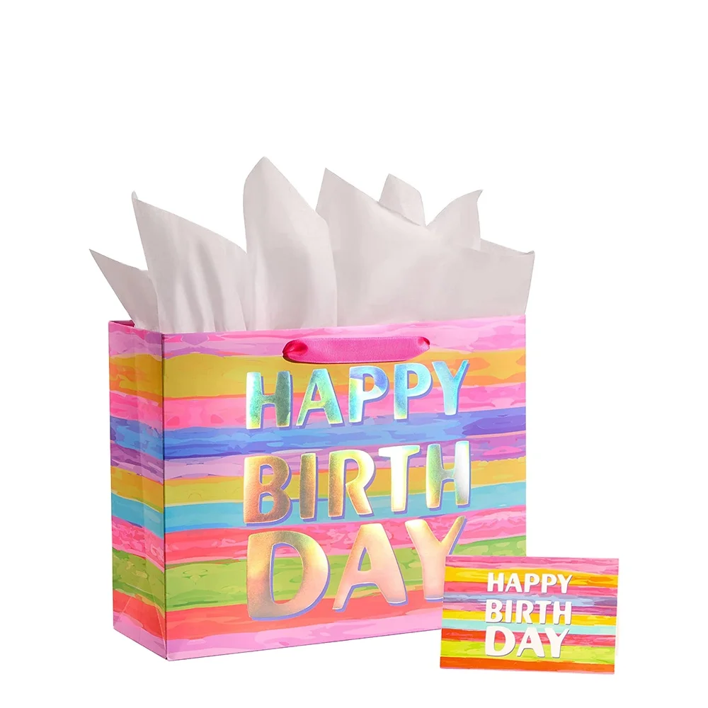 Custom Luxury Euro Tote Paper Gift Bag with Printed Logo for Boutique Packaging Shopping Personalized Paper Bags Your Business