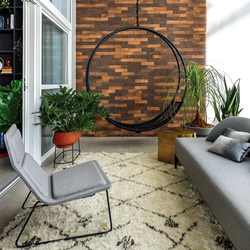 Factory Supply Personalized customization Braided Hanging Basket Rattan Chair